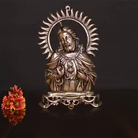 Om ssvmb9 Black Metal Unique Jesus Christ Statue God Idol for Home Figurine Showpiece Sculpture of Christian Lord Christ Catholic Divine Gift Item-thumb2