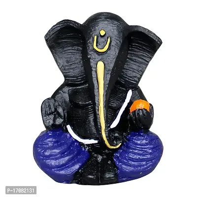 Om ssvmb9 Ganesh Idol for Home Pooja Temple Marble Ganesha Statue Antique Ganesh Ji Ki Murti Home Office Decorative Showpiece Sitting Base Ganesh Ji Ki Murti