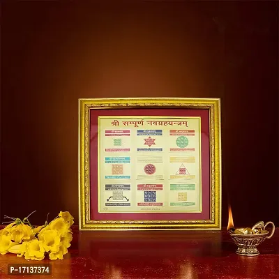 Om BhariPuri Shri Sampooran Navgrah Yantra, Nine Planet Yantra, Astrology Gift, Positive Energies, Yantra Meditation,Handmade Yantra Copper Yantra-thumb3