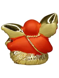 Om ssvmb9 Ganesha/Ganesh/Ganesh ji/Ganpati Idol/Idols/Murti/Statue for Gift, Car Dashborad, Home Deacute;cor Figurine for Main Door,Puja/Pooja, Mandir/Temple (Gold) (5x5x4)-thumb4