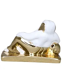 Om ssvmb9 Ganesha/Ganesh/Ganesh ji/Ganpati Idol/Idols/Murti/Statue for Gift, Car, Home Deacute;cor Figurine for Main Door,Puja/Pooja, Mandir/Temple (Gold Plated) (4x6x3)-thumb4