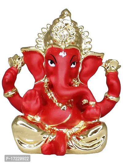 Om ssvmb9 Ganesha/Ganesh/Ganesh ji/Ganpati Idol/Idols/Murti/Statue for Gift, Car Dashborad, Home Deacute;cor Figurine for Main Door,Puja/Pooja, Mandir