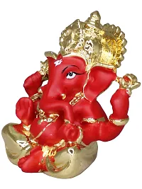 Om ssvmb9 Ganesha/Ganesh/Ganesh ji/Ganpati Idol/Idols/Murti/Statue for Gift, Car Dashborad, Home Deacute;cor Figurine for Main Door,Puja/Pooja, Mandir-thumb2