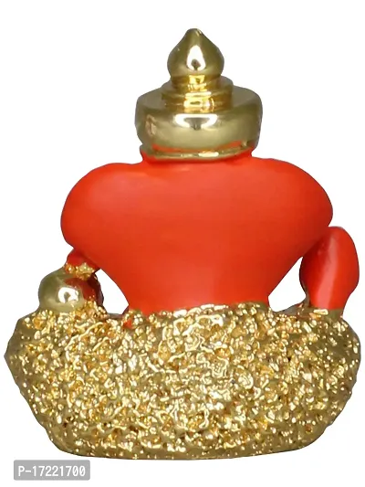 Om ssvmb9 Ganesha/Ganesh/Ganesh ji/Ganpati Idol/Idols/Murti/Statue for Gift, Car Dashborad, Home Deacute;cor Figurine for Main Door,Puja/Pooja, Mandir/Temple (Gold Plated) (4x4x2)-thumb2