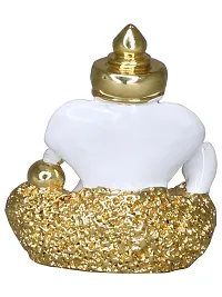 Om ssvmb9 Ganesha/Ganesh/Ganesh ji/Ganpati Idol/Idols/Murti/Statue for Gift, Car Dashborad, Home Deacute;cor Figurine for Main Door,Puja/Pooja, Mandir/Temple (4x4x2)-thumb4