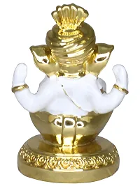 Om ssvmb9 Ganesha/Ganesh/Ganesh ji/Ganpati Idol/Idols/Murti/Statue for Gift, Car Dashborad, Home Deacute;cor Figurine for Main Door,Puja/Pooja, Mandir/Temple(7x5x4)-thumb3