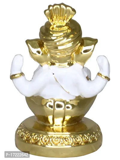 Om ssvmb9 Ganesha/Ganesh/Ganesh ji/Ganpati Idol/Idols/Murti/Statue for Gift, Car Dashborad, Home Deacute;cor Figurine for Main Door,Puja/Pooja, Mandir/Temple(7x5x4)-thumb4