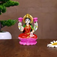 Marble Lakshmi MATA Murti /Statue for Home Puja/Pooja Temple Mandir (3.5 x 4.5)-thumb1