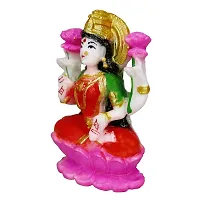 Marble Lakshmi MATA Murti /Statue for Home Puja/Pooja Temple Mandir (3.5 x 4.5)-thumb2