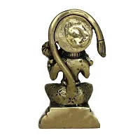 Om ssvmb9 Brass Sitting Base Bajrang Bali Statue Hanuman dada Murti for Home Vastu Remedy-thumb4