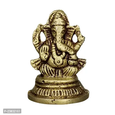 Om ssvmb9 Ganesh/Ganesha/Ganesh ji/Ganpati Bappa Panchdhatu Idol/Murti/Statue