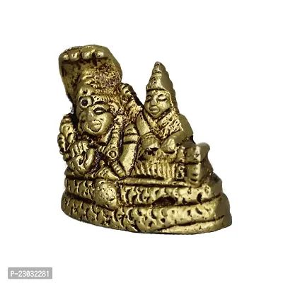 Om ssvmb9 Brass Vishnu Laxmi Home Temple Pooja Vishnu Lakshmi God Idol Vishnu Lakshmi-thumb3