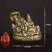 Om ssvmb9 Brass Vishnu Laxmi Home Temple Pooja Vishnu Lakshmi God Idol Vishnu Lakshmi-thumb3