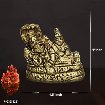 Om ssvmb9 Brass Vishnu Laxmi Home Temple Pooja Vishnu Lakshmi God Idol Vishnu Lakshmi-thumb4