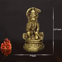 Om ssvmb9 Hanuman Home Temple Pooja Brass Panchdhatu Home Decorative Showpiece Panchmukhi Hanuman-thumb1