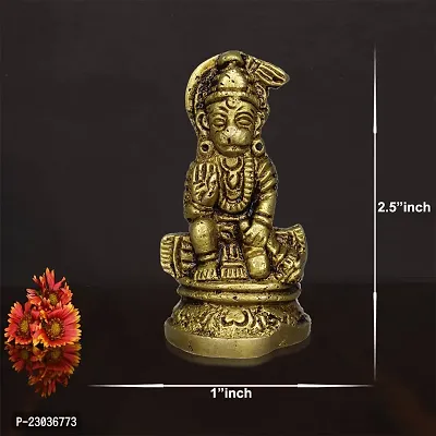 Om ssvmb9 Hanuman Home Temple Pooja Brass Panchdhatu Home Decorative Showpiece Panchmukhi Hanuman-thumb2