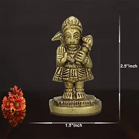 Om ssvmb9 Hanuman Ji Sitting Base Astadhatu Lord Pavanputra Hanuman Ji Ki Murti Brass Hanuman Idol-thumb4