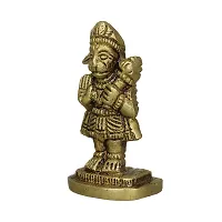 Om ssvmb9 Hanuman Ji Sitting Base Astadhatu Lord Pavanputra Hanuman Ji Ki Murti Brass Hanuman Idol-thumb3