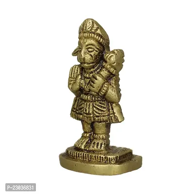 Om ssvmb9 Hanuman Ji Sitting Base Astadhatu Lord Pavanputra Hanuman Ji Ki Murti Brass Hanuman Idol-thumb4