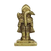 Om ssvmb9 Hanuman Ji Sitting Base Astadhatu Lord Pavanputra Hanuman Ji Ki Murti Brass Hanuman Idol-thumb2