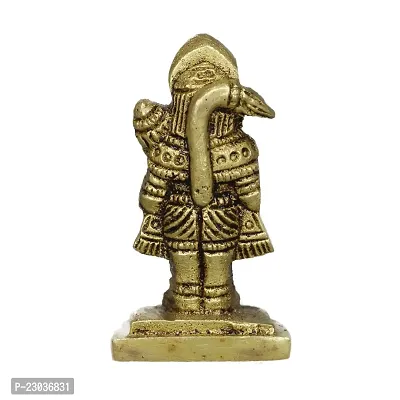 Om ssvmb9 Hanuman Ji Sitting Base Astadhatu Lord Pavanputra Hanuman Ji Ki Murti Brass Hanuman Idol-thumb3