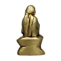 Om ssvmb9 Brass Sai Baba Murti Statue Showpiece for Pooja Gift Living Room-thumb1