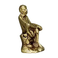 Om ssvmb9 Brass Sai Baba Murti Statue Showpiece for Pooja Gift Living Room-thumb2