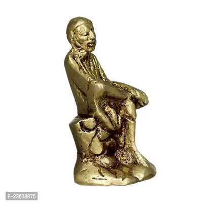 Om ssvmb9 Brass Sai Baba Murti Statue Showpiece for Pooja Gift Living Room-thumb3