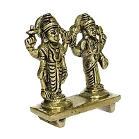 Brass Vishnu Laxmi on Sheshnag Idol Sculpture Statue Murti/Idol/God Murti/Brass Goddess Vishnu/Narayan Laxmi/Lakshmi Statue for Home Temple (Weight :-  0.375)-thumb4