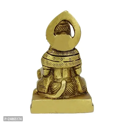 Brass Siddh Shri Hanuman Idol/Brass Bajrang Bali Idol/Shri Hanuman Brass Murti to Protect from All Kind of Negative Energy/for Good Luck, Success and Prosperity (Weight :-  0.285)-thumb2