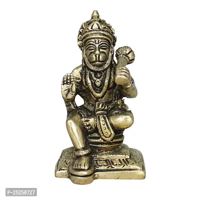 Om ssvmb9 Brass Idol Hanumanji for Home Deacute;cor Office Deacute;cor Hanuman Spirtual Figurine