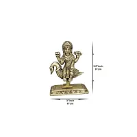 Om ssvmb9 Brass Brahmani Maa Murti MATA Rani Statue Durga Maa Idol for Home Puja/Pooja Temple/Mandir-thumb3