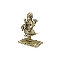 Om ssvmb9 Brass Brahmani Maa Murti MATA Rani Statue Durga Maa Idol for Home Puja/Pooja Temple/Mandir-thumb4