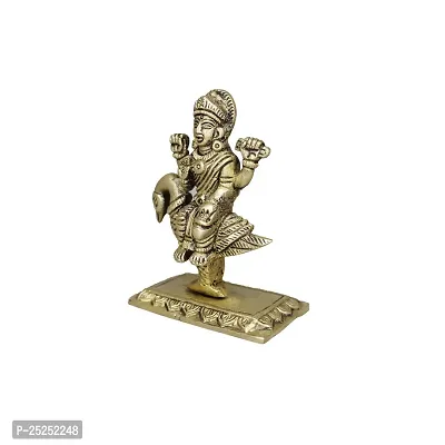 Om ssvmb9 Brass Brahmani Maa Murti MATA Rani Statue Durga Maa Idol for Home Puja/Pooja Temple/Mandir-thumb5