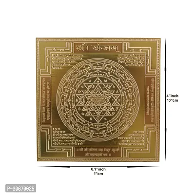 Om Siddhi Vinayak Shri Yantram 100% Pure Copper 22gauge yantra (3*3)-thumb2