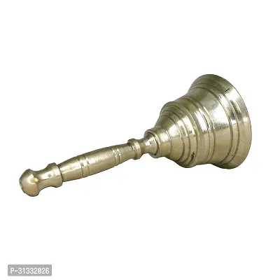 Om ssvmb9 Brass Hand Bell for Pooja Ghanti for Mandir, Home and Office Temple Prayer Bell Ghanti for Decoration-thumb3