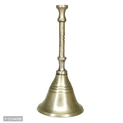 Om ssvmb9 Brass Hand Bell for Pooja Ghanti for Mandir, Home and Office Temple Prayer Bell Ghanti for Decoration-thumb0