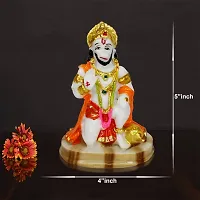 Marble Lord Ganesh Idol Decorative Showpiece-thumb1