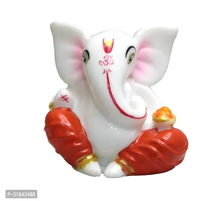 Marble Lord Ganesh Idol Decorative Showpiece-thumb0