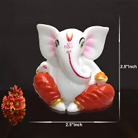 Marble Lord Ganesh Idol Decorative Showpiece-thumb3