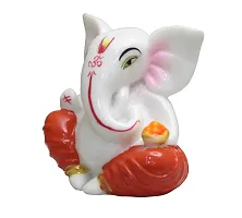 Marble Lord Ganesh Idol Decorative Showpiece-thumb4