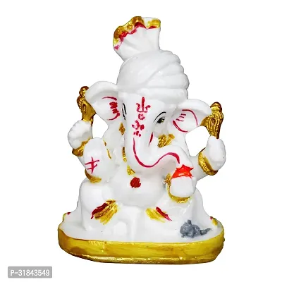 Marble Lord Ganesh Idol Decorative Showpiece-thumb0