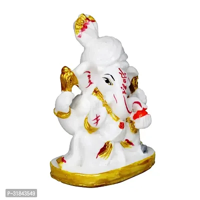 Marble Lord Ganesh Idol Decorative Showpiece-thumb5