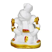 Marble Lord Ganesh Idol Decorative Showpiece-thumb1