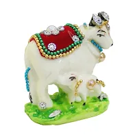 Marble Cow and Calf Statue for Pooja-thumb4