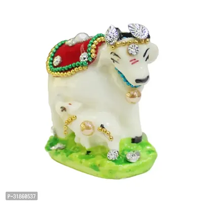 Marble Cow and Calf Statue for Pooja-thumb3