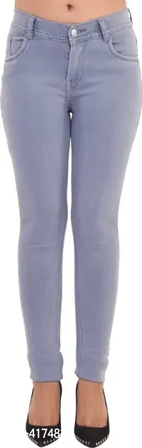 JFH Women Single Button Jeans-thumb0