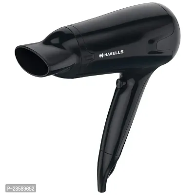 Men's 1565 Watts Powerful Hair Dryer with Thin Concentrator and Cool Shot Button; Heat Balance Technology (Black)