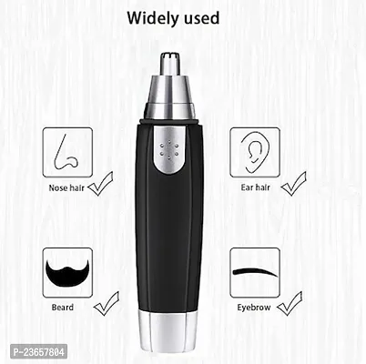 3 in 1 Electric Nose Hair Trimmer for Men Women | Dual-edge Blades | Painless Electric Nose and Ear Hair Trimmer Eyebrow Clipper, Waterproof, Eco-/Travel-/User-Friendly