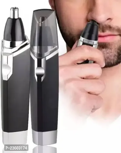 Professional Nose Trimmer For Men Beauty, Ear  Nose Hair Removal Trimmer 120 min Runtime 0 Length Settings  (Black)
